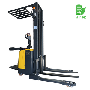 LITIO 1500 Kgs / 3.5 metros Apilador RHER Full Eléctrico Hombre a Bordo Base Ancha